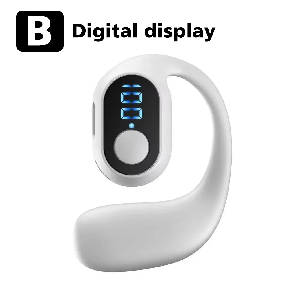 Waterproof HiFi Headset for Hands-Free Convenience - CUGUU Wireless Ear Hook Headset
