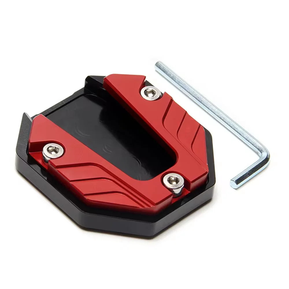 Motorcycle Kickstand Extender – Aluminum Alloy Side Stand Foot Pad for All Bikes