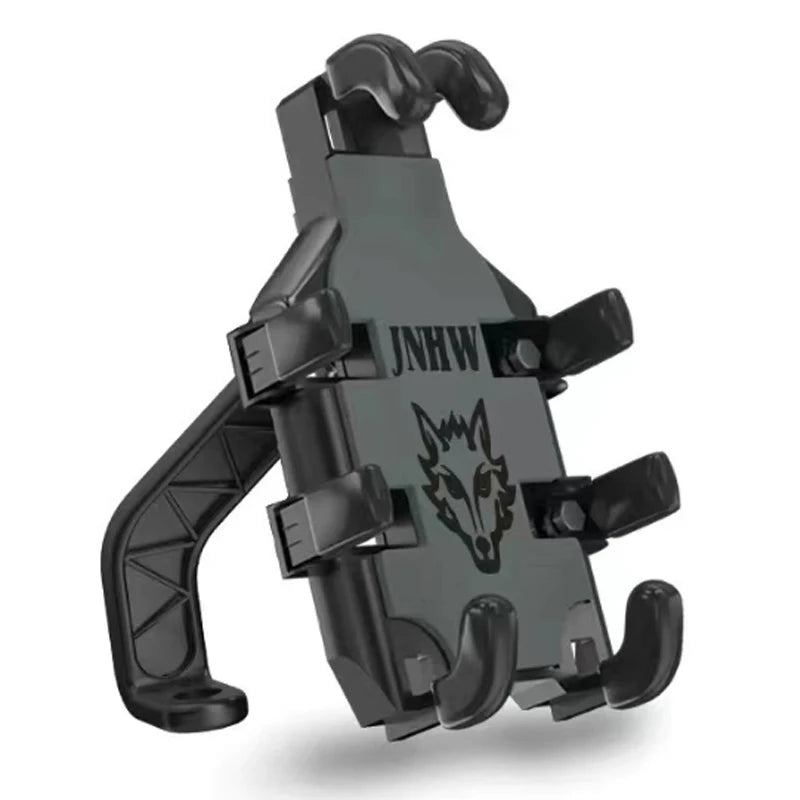 VIKEFON 8-Claw Motorcycle Phone Holder | Universal Bicycle Scooter ATV E-Bike Cell Bracket Mount