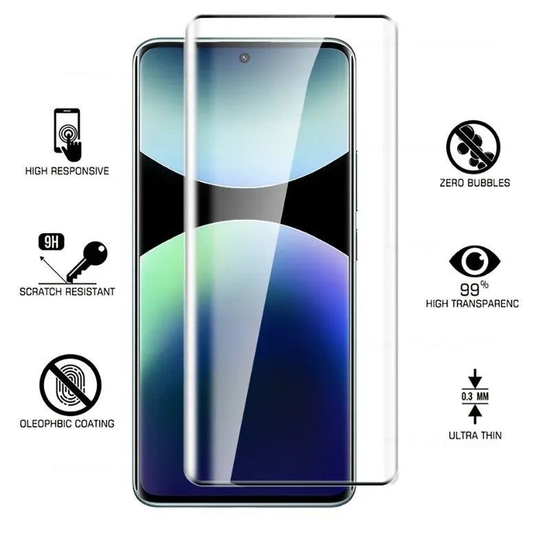 2-Pack Full Cover Tempered Glass Motorola Moto Edge 60 50 40 30 Neo Pro Fusion Ultra HD Anti-Scratch