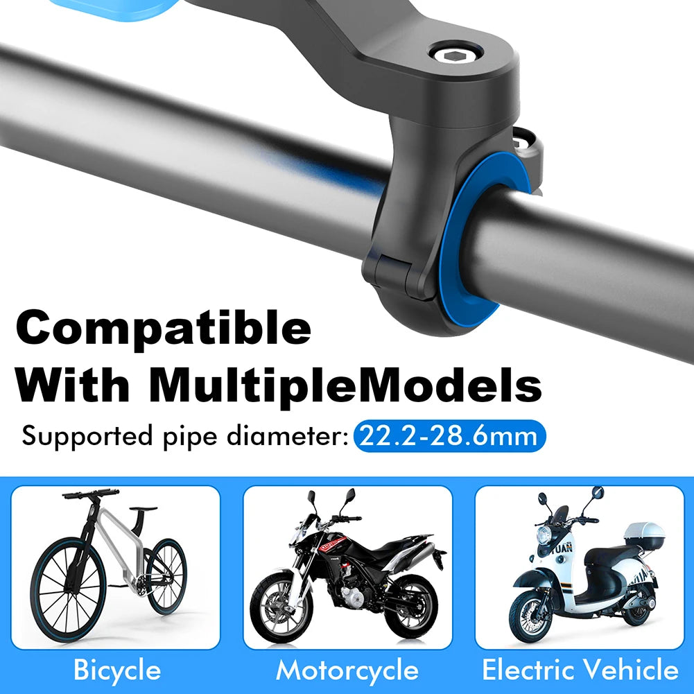 APWIKOGER Shock Absorber Bike Phone Holder – MTB Handlebar Mount