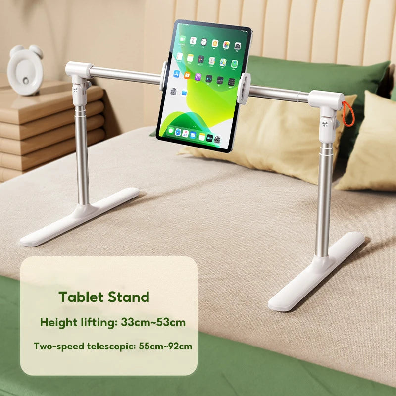CT13 Aluminum Bed Tablet Phone Holder – Lazy Bracket Telescopic Folding Stand
