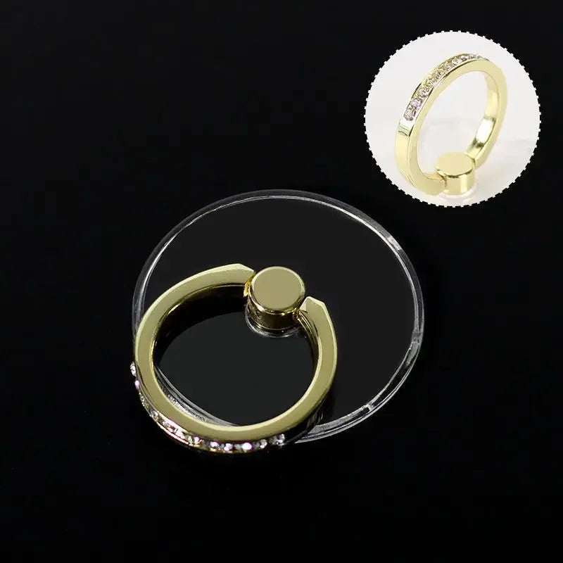 Butterfly Phone Grip & Stand - Transparent Luxury Accessory
