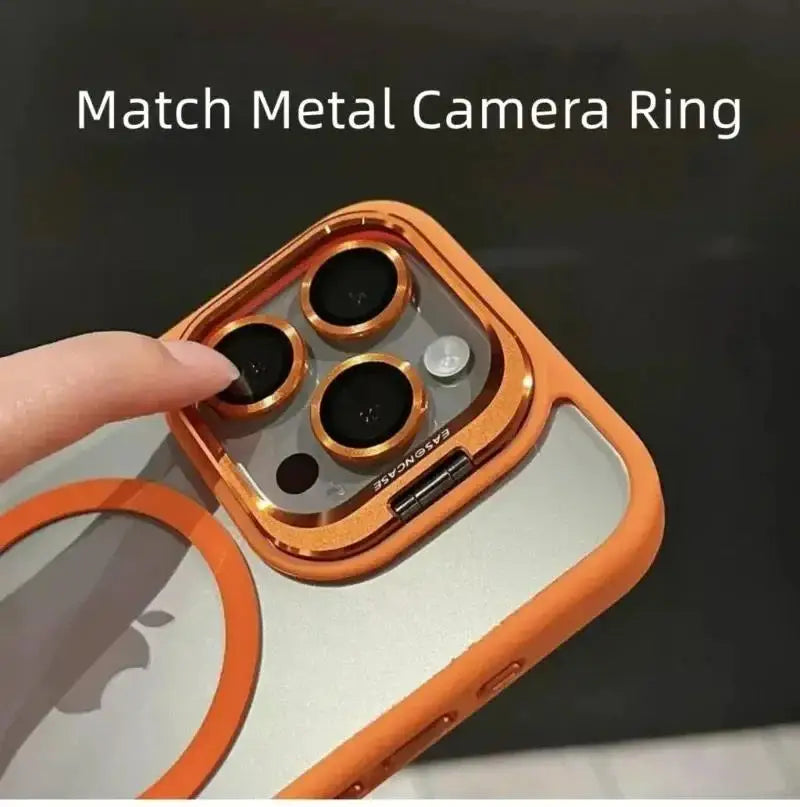 MagSafe Glass Lens Protector Case iPhone 17 16 15 14 13 12 11 Pro Max Magnetic Shockproof Clear Cover