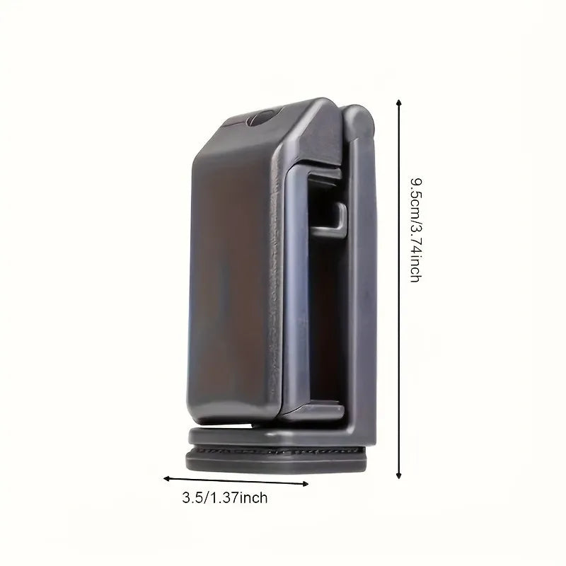 Airplane phone holder for tray table and seat back, image 5