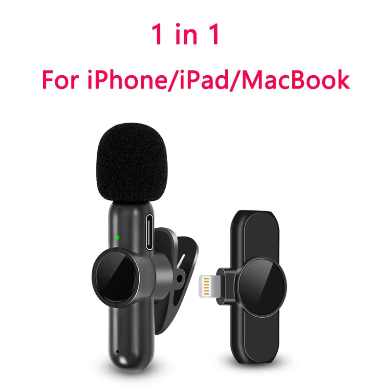 EARDOTS K61 Wireless Lavalier Mic | 9ms Ultra-Low Latency 10H Battery for iPhone Android Gaming
