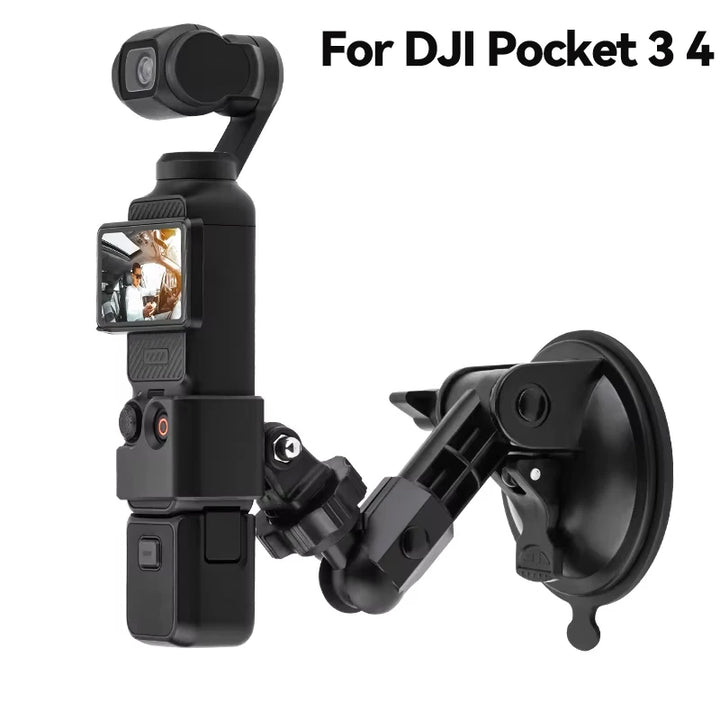 Buy Best Suction Cup Car Mount 2026 for DJI Osmo Pocket 3/4 – Best Suction Cup Car Mount DJI Osmo Pocket | Free Shipping