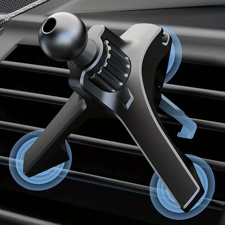 17mm Ball Head Car Air Vent Phone Holder Clip | Magnetic Mount Hook Clamp | Universal Car Support