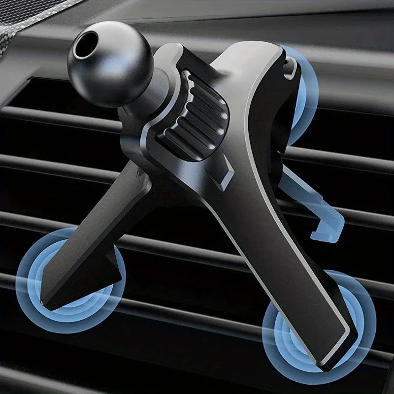 17mm Ball Head Car Air Vent Phone Holder Clip | Magnetic Mount Hook Clamp | Universal Car Support
