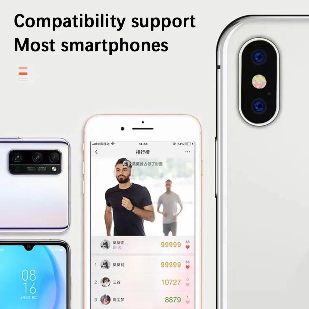 Magnetic Phone Step Counter - Effortless Daily Steps Counter for 2 Phones