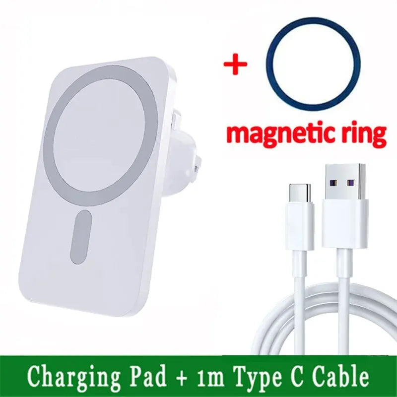 MagSafe Car Charger, 15W Magnetic Wireless Vent Mount