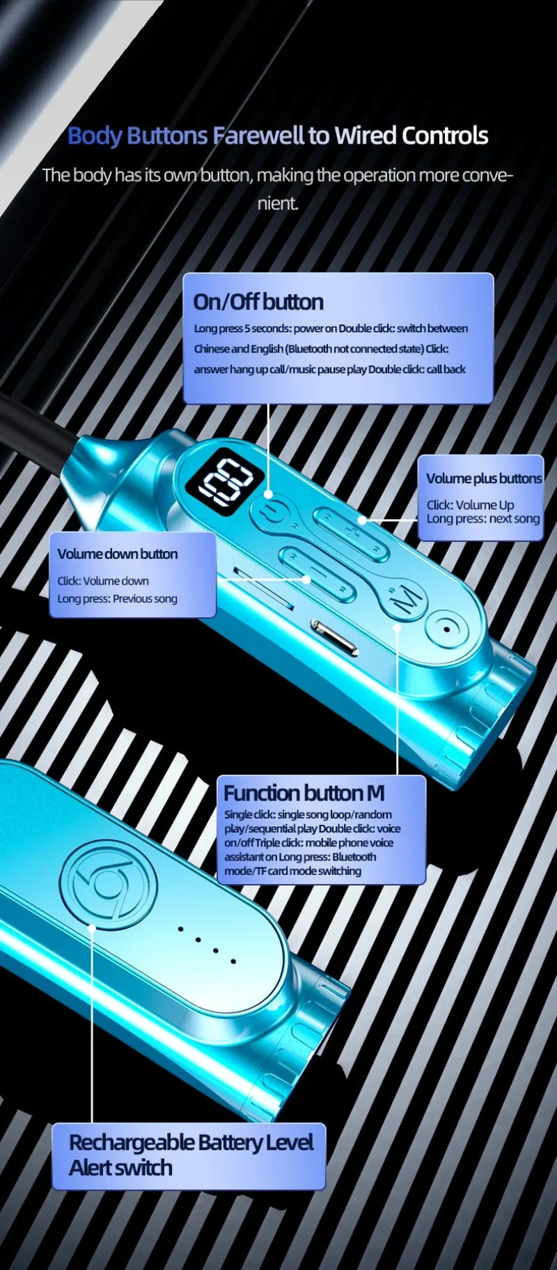 Luxuglow Bluetooth Earphones with Power Bank - Long Battery Life