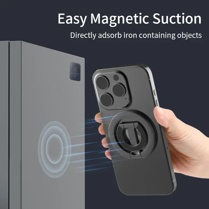 Double Magnetic Ring Holder for MagSafe | Removable Grip Kickstand iPhone 17 16 15 14 13 12