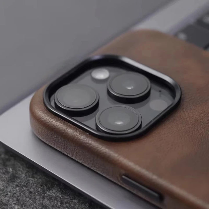 Buy Retro Crazy Horse Leather MagSafe Case – Vintage Texture Cover – Best retro leather case | Free Shipping