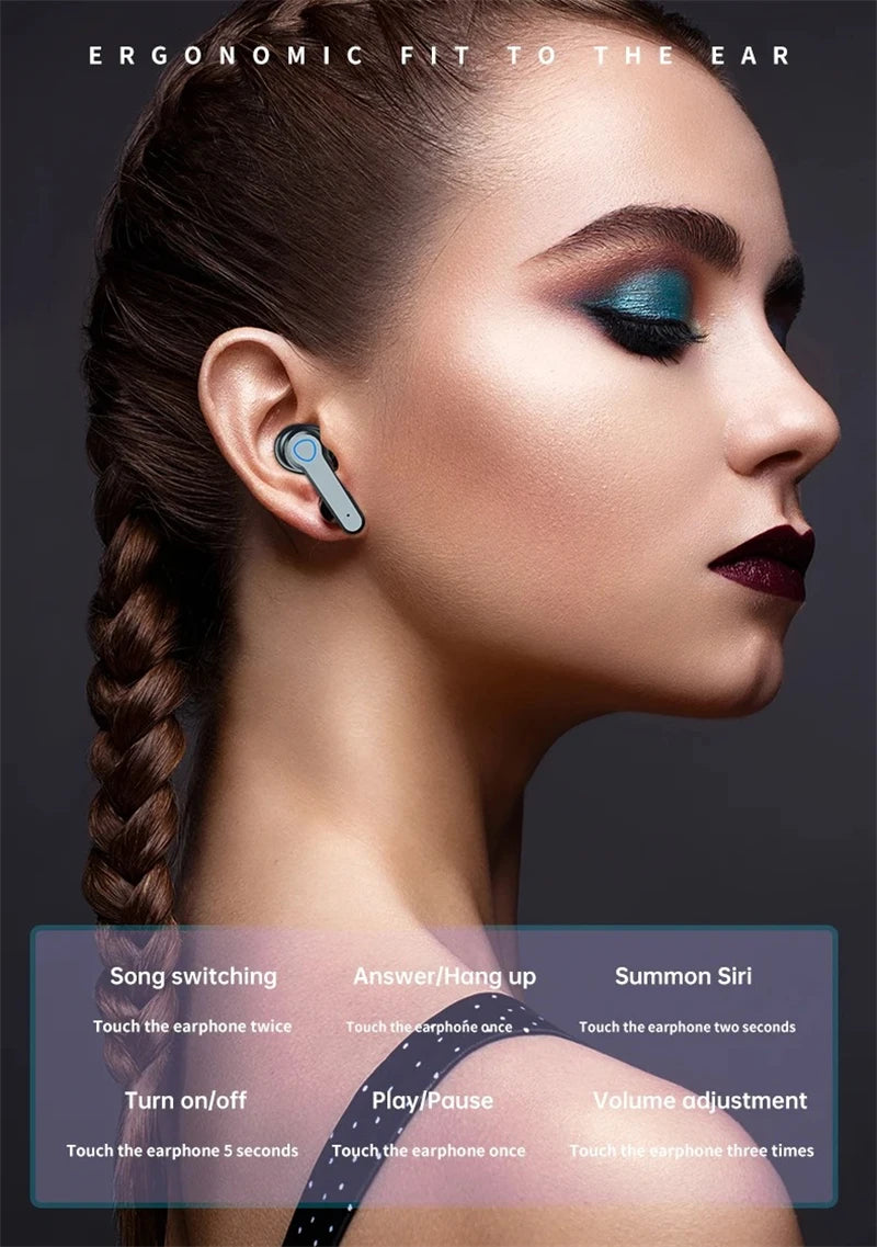 Mrs Win M19 Wireless Earbuds with Power Bank - Best Noise Cancelling Earbuds