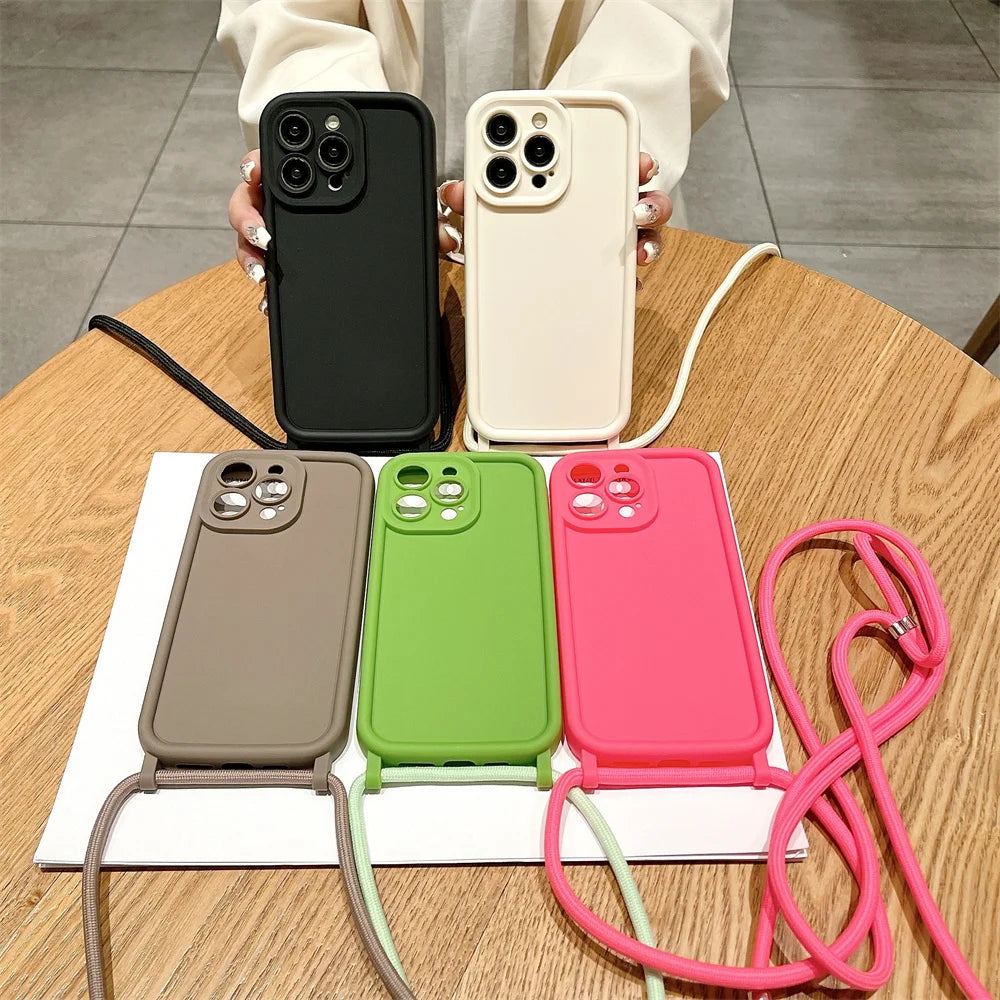 Buy Best Crossbody iPhone Case 2026 with Lanyard Strap – Hands-Free | Free Shipping & Fast Delivery