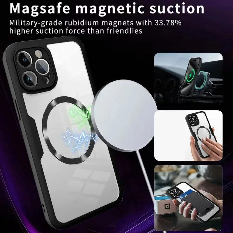 360° Clear MagSafe iPhone 16 Case — 360° MagSafe Clear iPhone Case