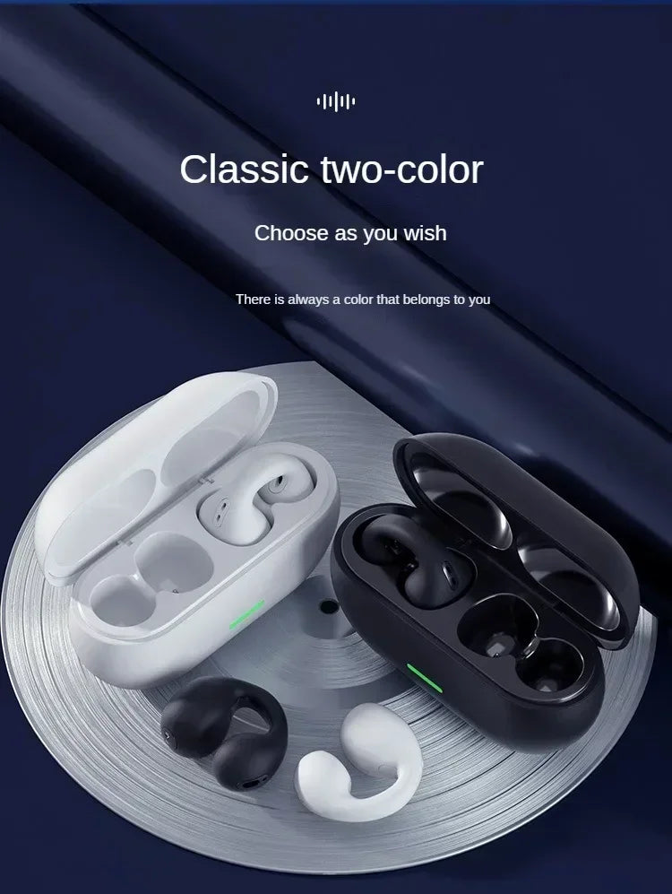ZONGJI Wireless Ear Hook Earphones - Active Noise Cancellation Headsets