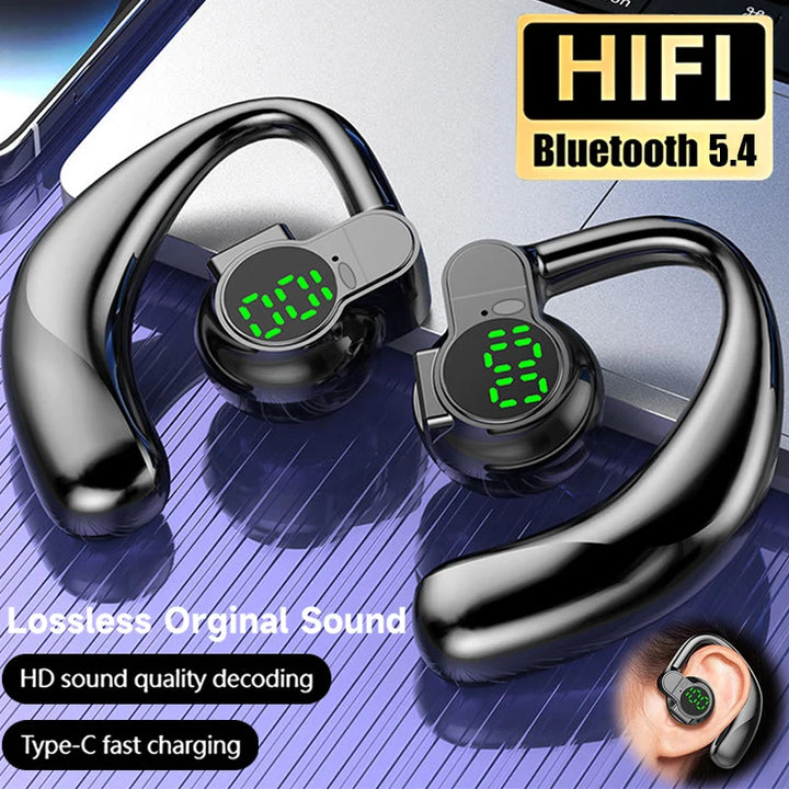Best Bone Conduction Ear Hook Headset with ANC — Bone Conduction Headset