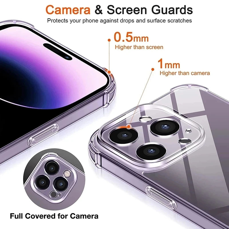 Best Clear Silicone iPhone Case for 6 to 16 Pro Max