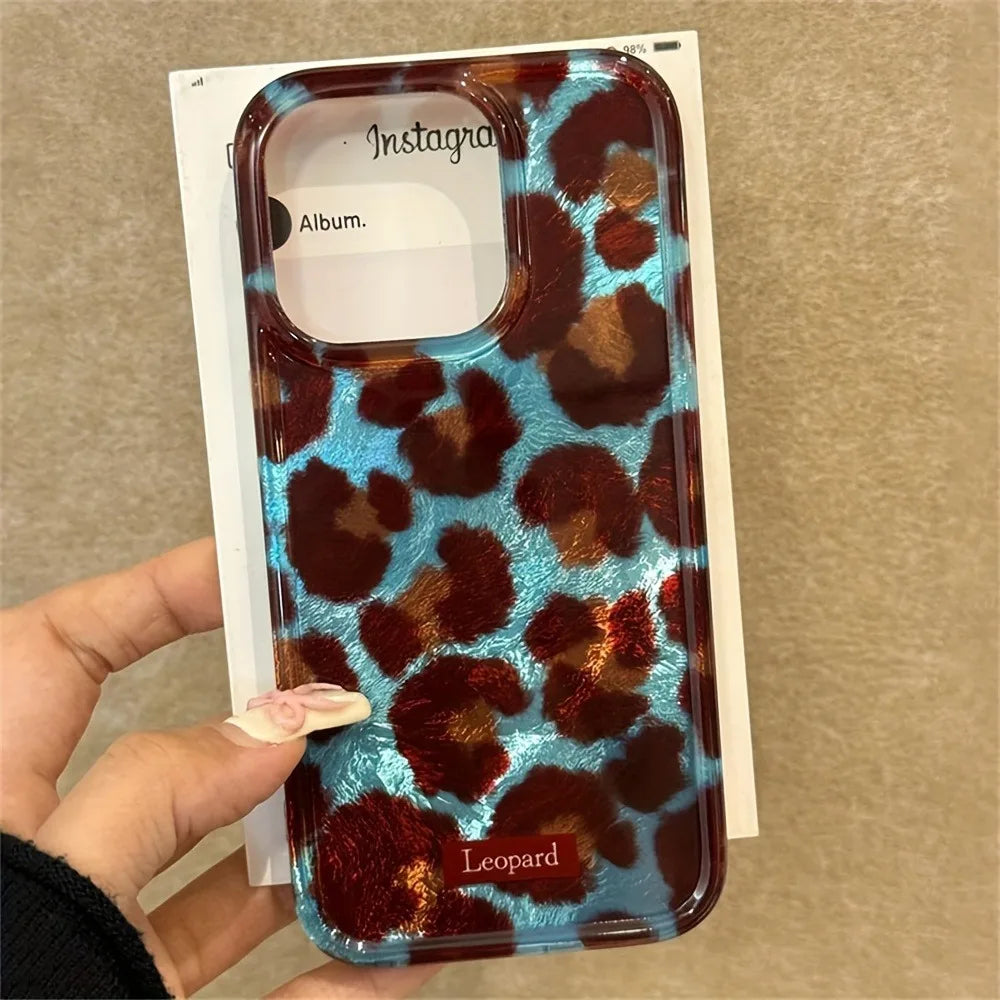 Leopard Print iPhone Case for Apple iPhone 17 to 7/8 Plus