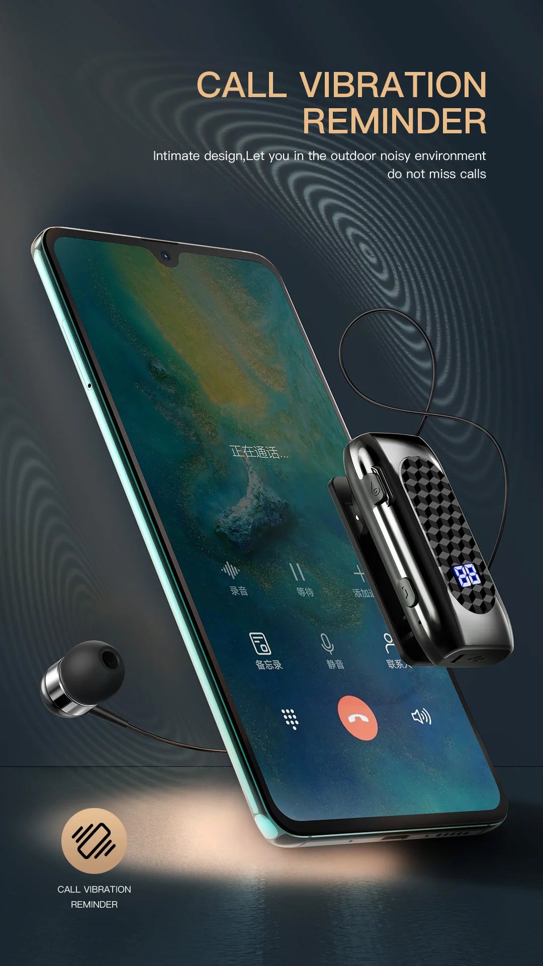 DENREEL Active Noise Cancelling Bluetooth Earbuds — Active Noise Cancelling Earbuds