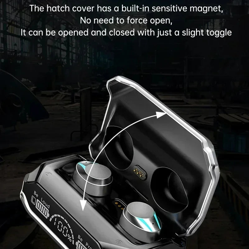PHONEPACE M41 Gaming Bluetooth 5.3 Earbuds with RGB Lights and Power Bank