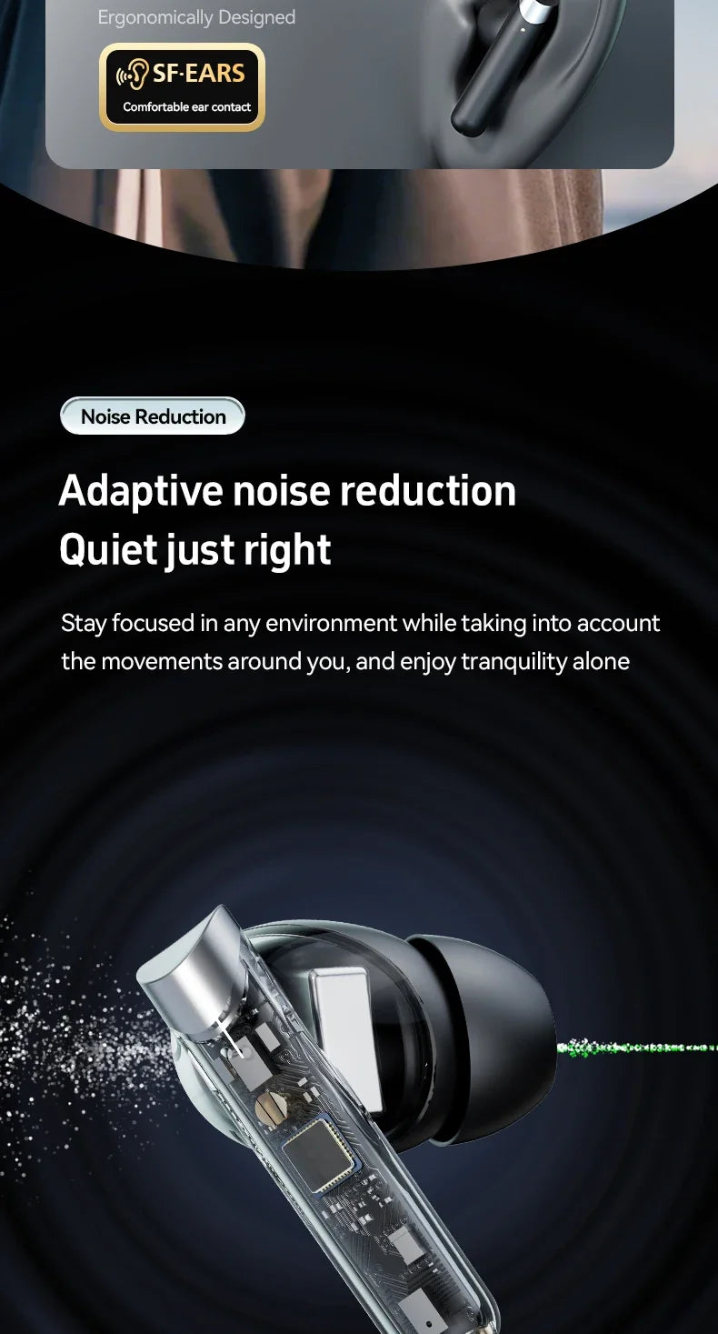 Basix TWS ANC Bluetooth Wireless In-Ear Earphones