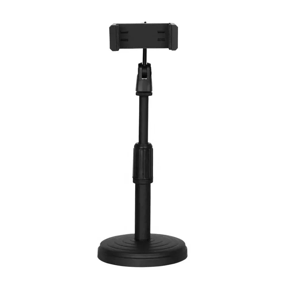 Adjustable Telescopic Phone Stand – 360 Rotation Desk Holder for Live Streaming
