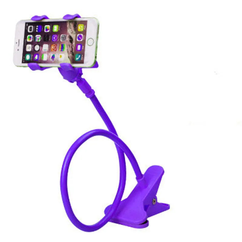 Flexible Phone Holder - Adjustable 28" Gooseneck Phone Mount for Bed and Desk
