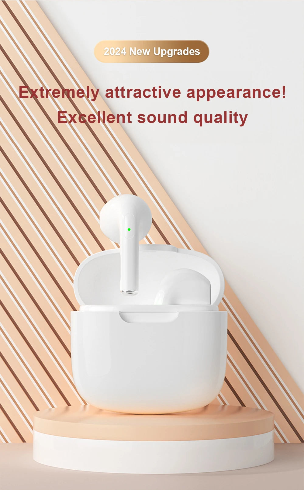 Resbii A2 Bluetooth Earbuds - Low Latency Wireless
