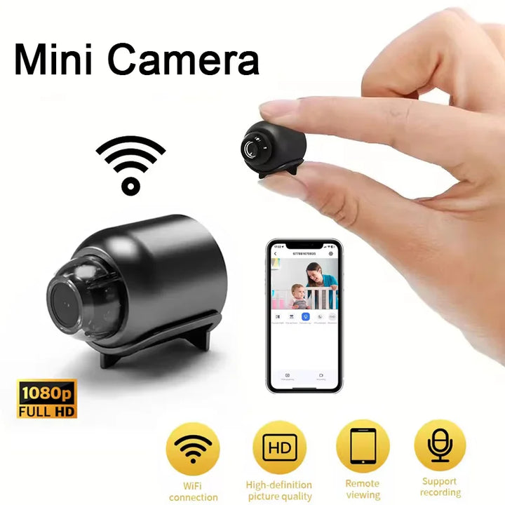 Mini 1080p WiFi Security Camera | Night Vision Motion Detection Smart Home Monitor | JEFF's Favorite Picks