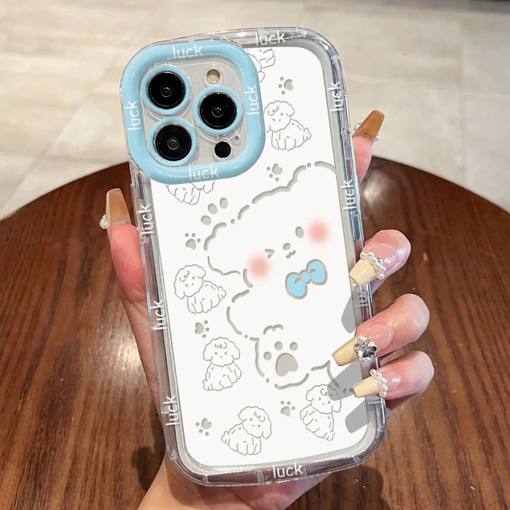 Cute Cat iPhone 7-17 Pro Max Case | Soft Cartoon Design | JEFF's Favorite Picks