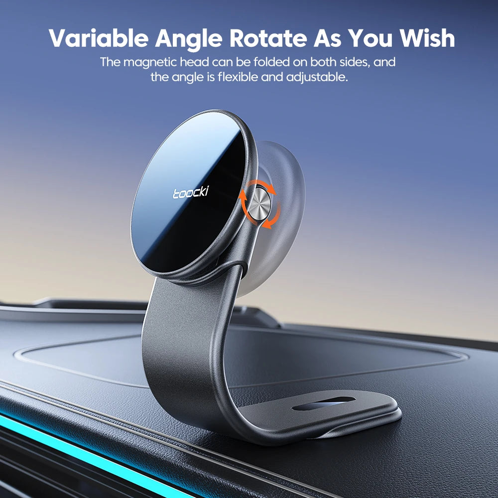 Toocki N52 Magnetic Car Phone Holder – MagSafe GPS Mount for iPhone 15 14 13