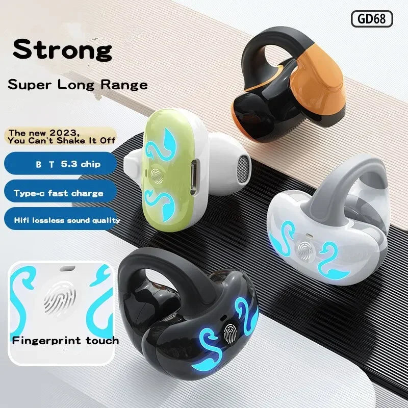 SHUKE GD68 Wireless Waterproof Earbuds - Bluetooth 5.3 Earbuds for Outdoor Use