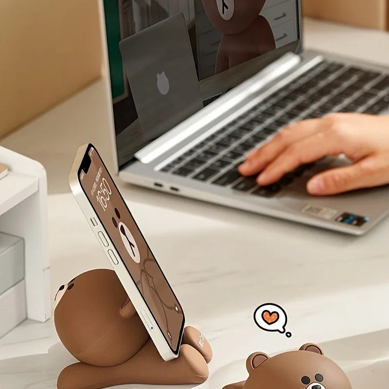 Buy Cartoon Character Phone Holder with Adjustable Desk Stand