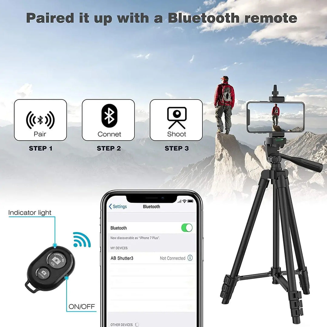 Mini Tripod for Phone & Compact Camera Portable Selfie Stand