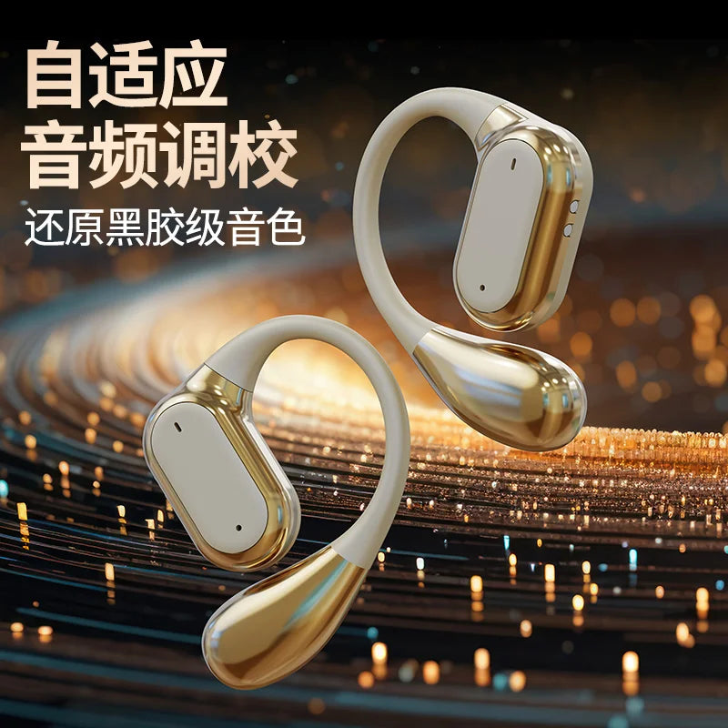 Bluetooth 5.3 Wireless Ear Hook Headphones, Waterproof High Fidelity - JEFF's Favorite Picks