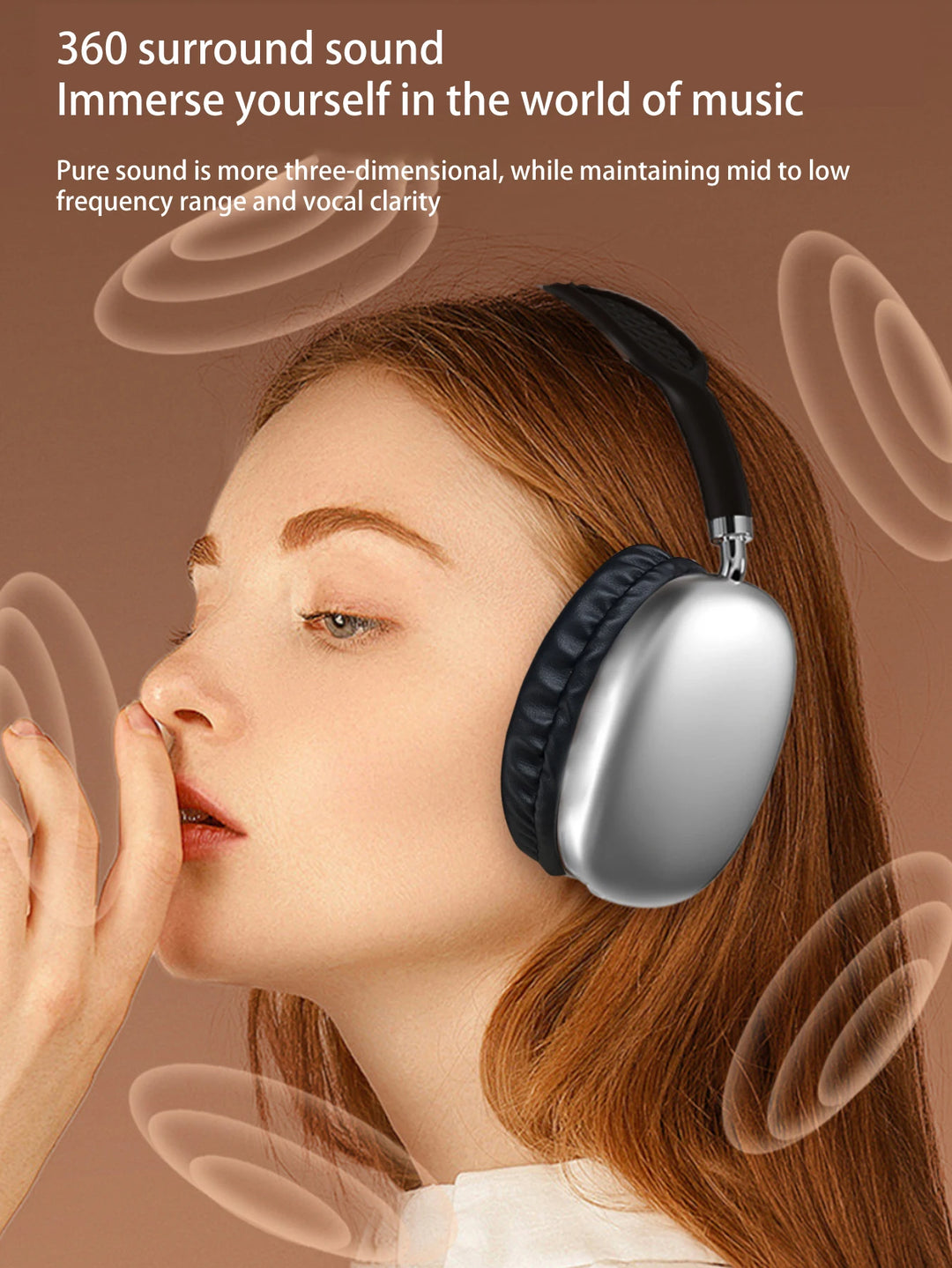 T-WOLF ANC Bluetooth Headphones