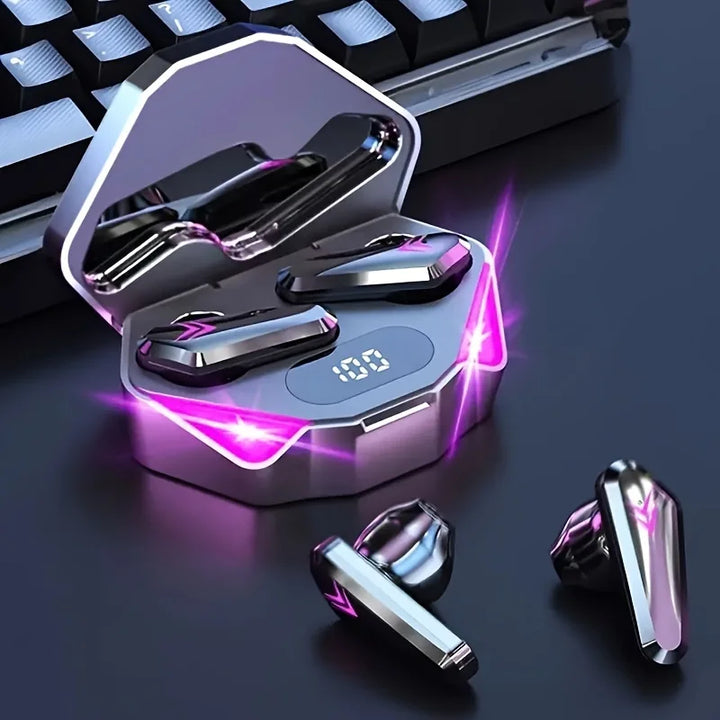 FEIWIMI X15 Bluetooth 5.3 TWS Earbuds | Hybrid Driver LED Display | Gaming HiFi Noise Cancel