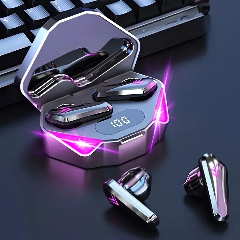 FEIWIMI X15 Bluetooth 5.3 TWS Earbuds | Hybrid Driver LED Display | Gaming HiFi Noise Cancel