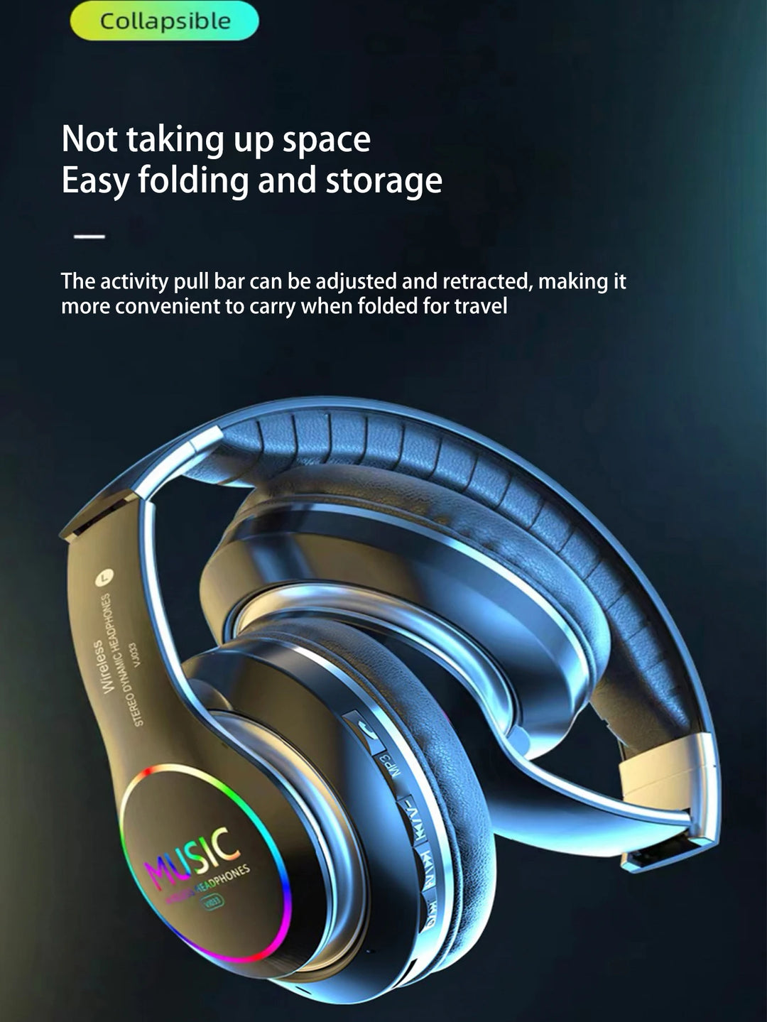 T-WOLF Wireless Bluetooth Headset - Daily Wear with Clarity & Convenience