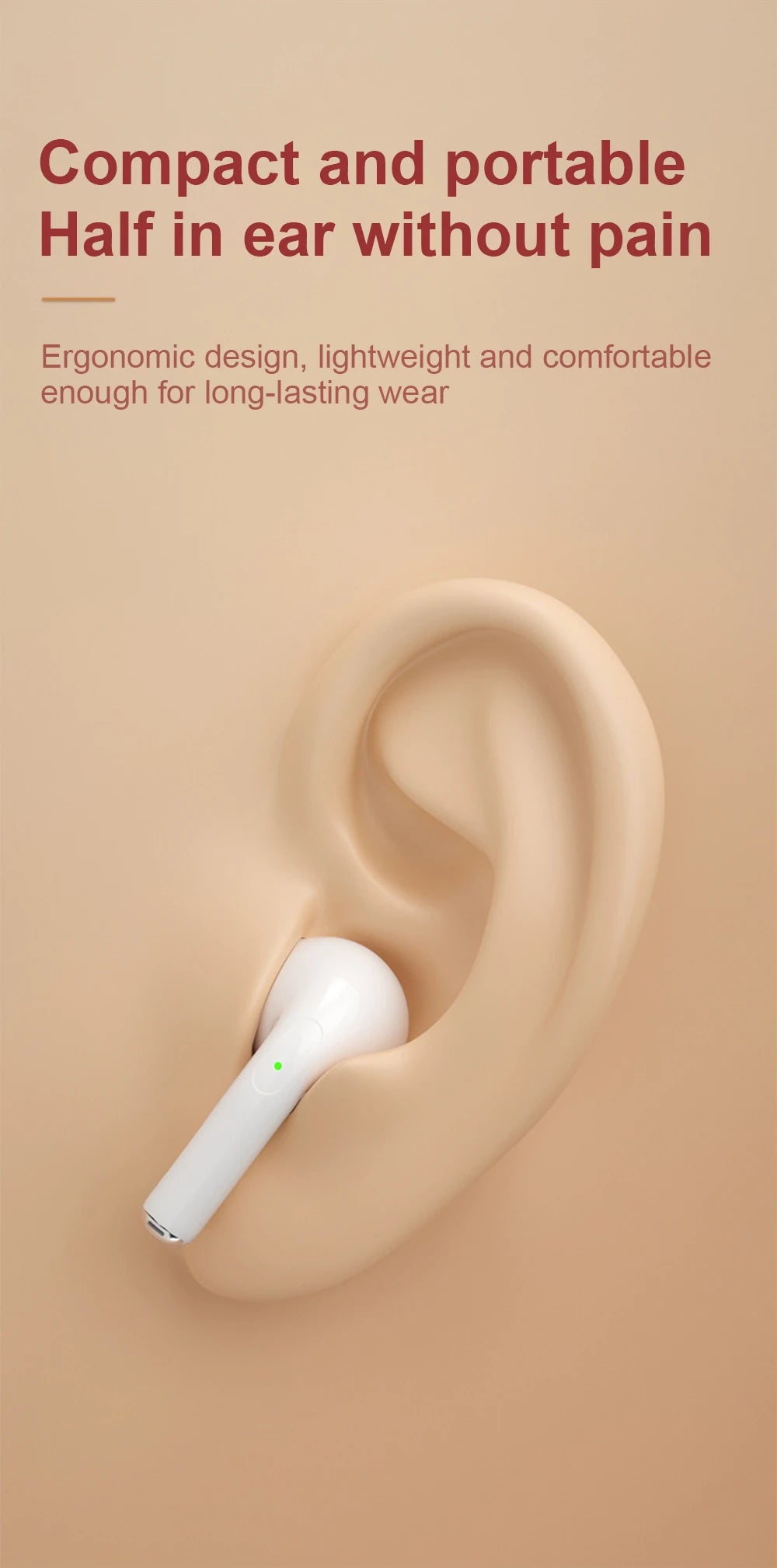 Resbii A2 Bluetooth Earbuds - Low Latency Wireless