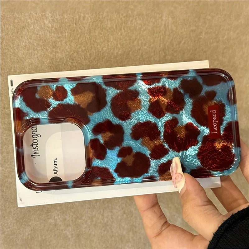 Leopard Print iPhone Case for Apple iPhone 17 to 7/8 Plus