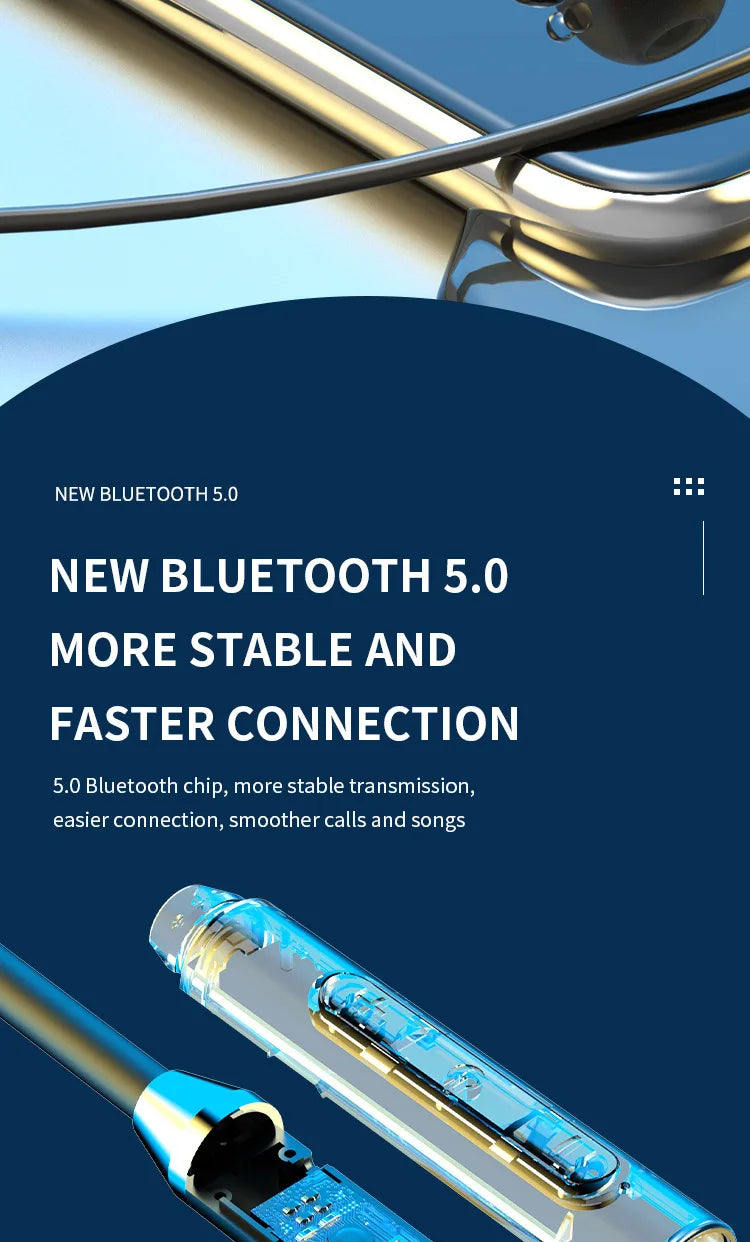 Best Wireless Bluetooth Neckband Earphones with Mic
