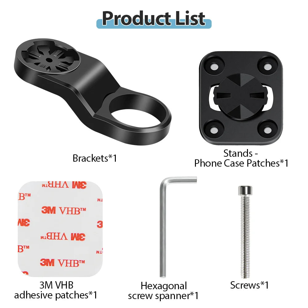 Bicycle Phone Mount – Universal Bike Handlebar Holder for GPS & Mobile