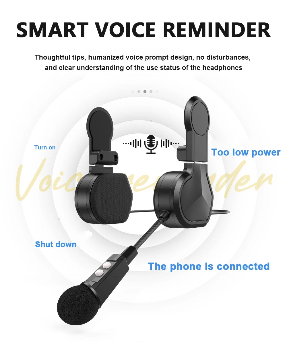 VELEV BT9 Helmet Bluetooth Headset for Motorcyclists | Waterproof 23H Talk Time