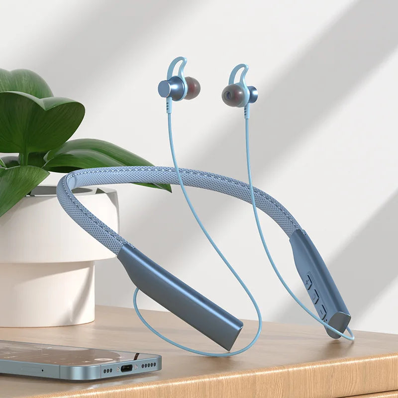 Lamgool Sports Bluetooth Earphones with Micro SD Slot - Sweatproof & Water Resistant