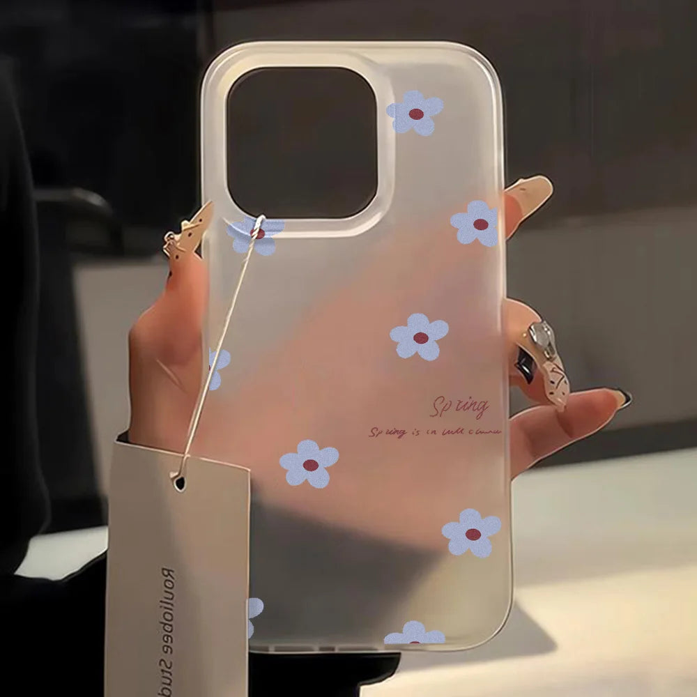 Matte Floral Silicone iPhone Case by JEFF's Favorite Picks