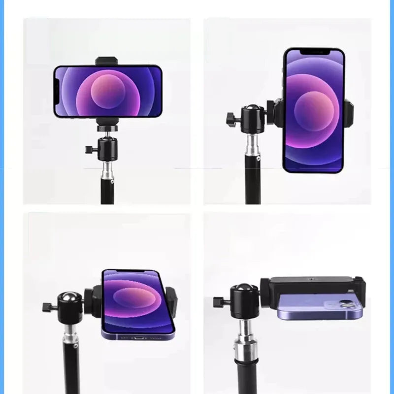 Selens Universal Phone Clip Holder – 360° Tripod Mount Bracket